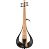Yamaha YEV104PRO Natural and Black electric violin with spruce top, maple back, A.R.E. bridge and Wittner Finetune-Pegs.
