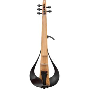 Yamaha YEV105PRO Natural and Black 5-string electric violin.