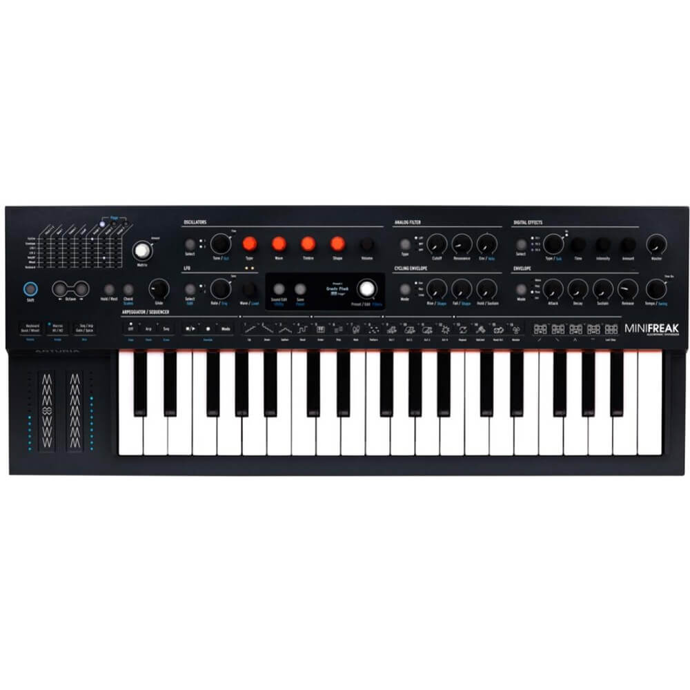 arturia-minifreak Arturia MiniFreak 37-key hybrid synthesizer.