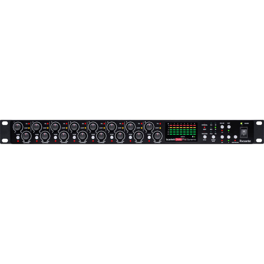 Focusrite Scarlett OctoPre Dynamic 8-Channel Preamp