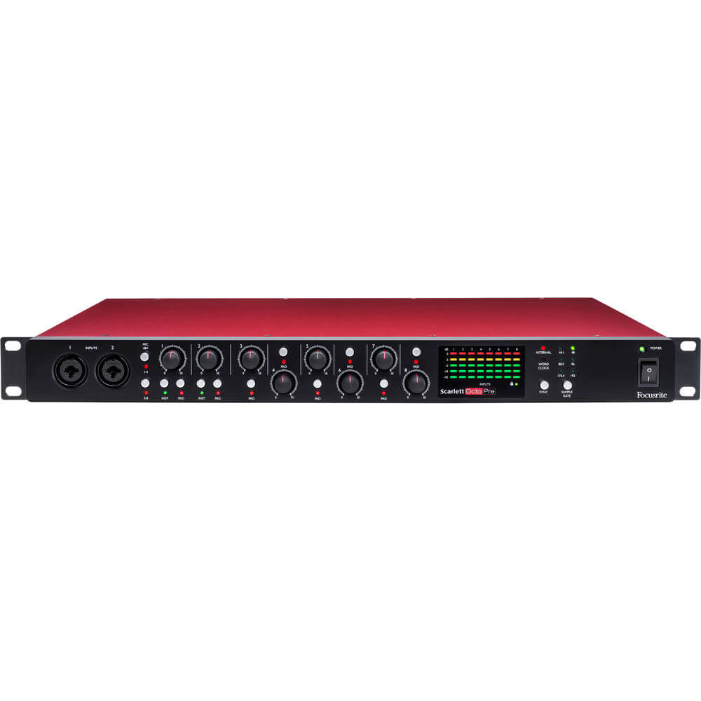 Focusrite Scarlett OctoPre Dynamic 8-Channel Preamp