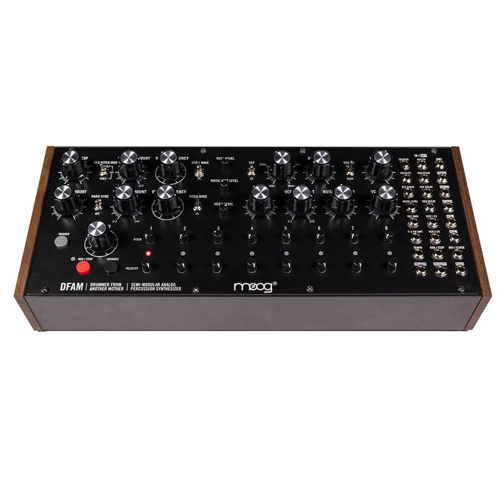 Moog DFAM Drummer From Another Mother analog percussion synthesizer.