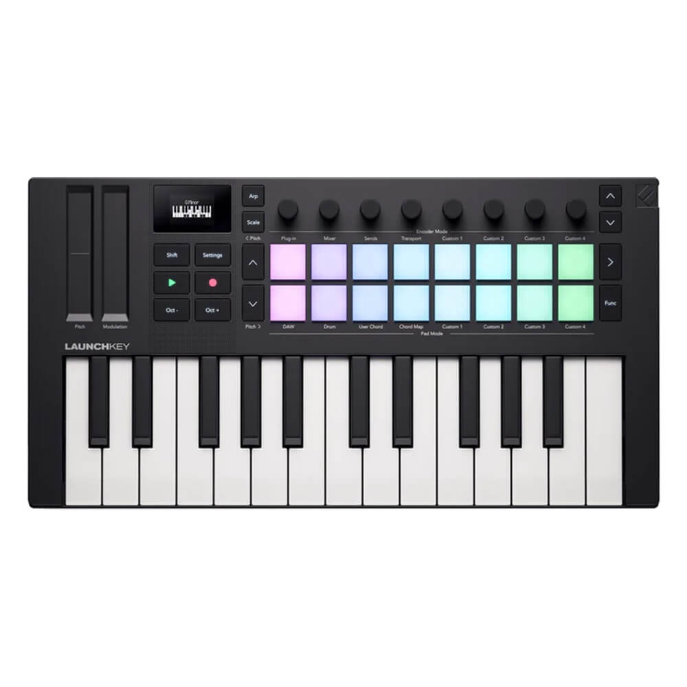 novation-launchkey-mini-25-mk4-keyboard-controller Novation Launchkey Mini 25 MK4 MIDI controller keyboard