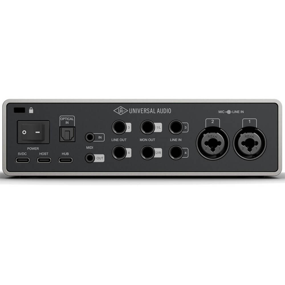 volt-4-gen-2-back-view Universal Audio Volt 4 Gen 2 USB audio interface